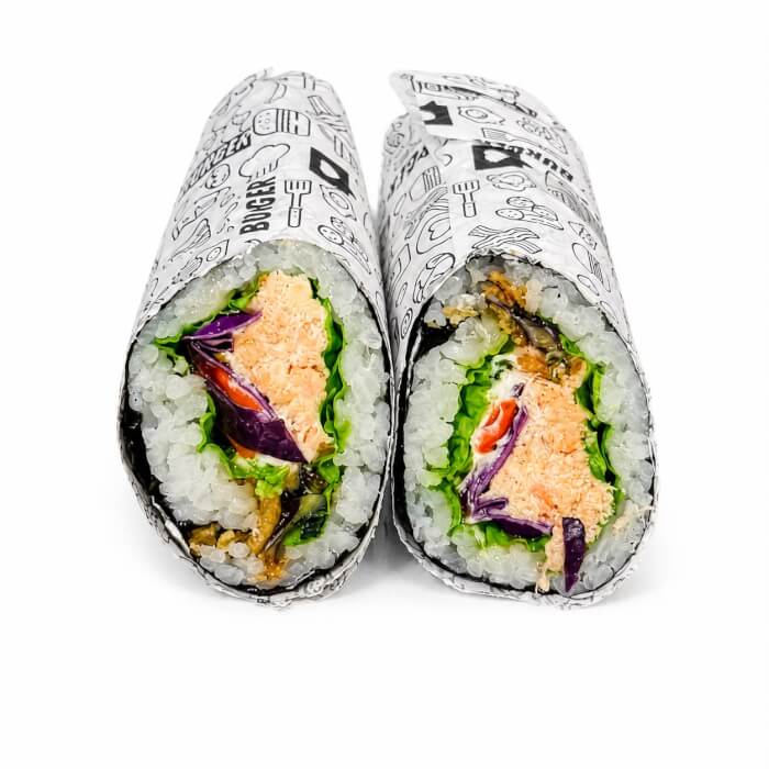 Burrito de Salmão Grelhado