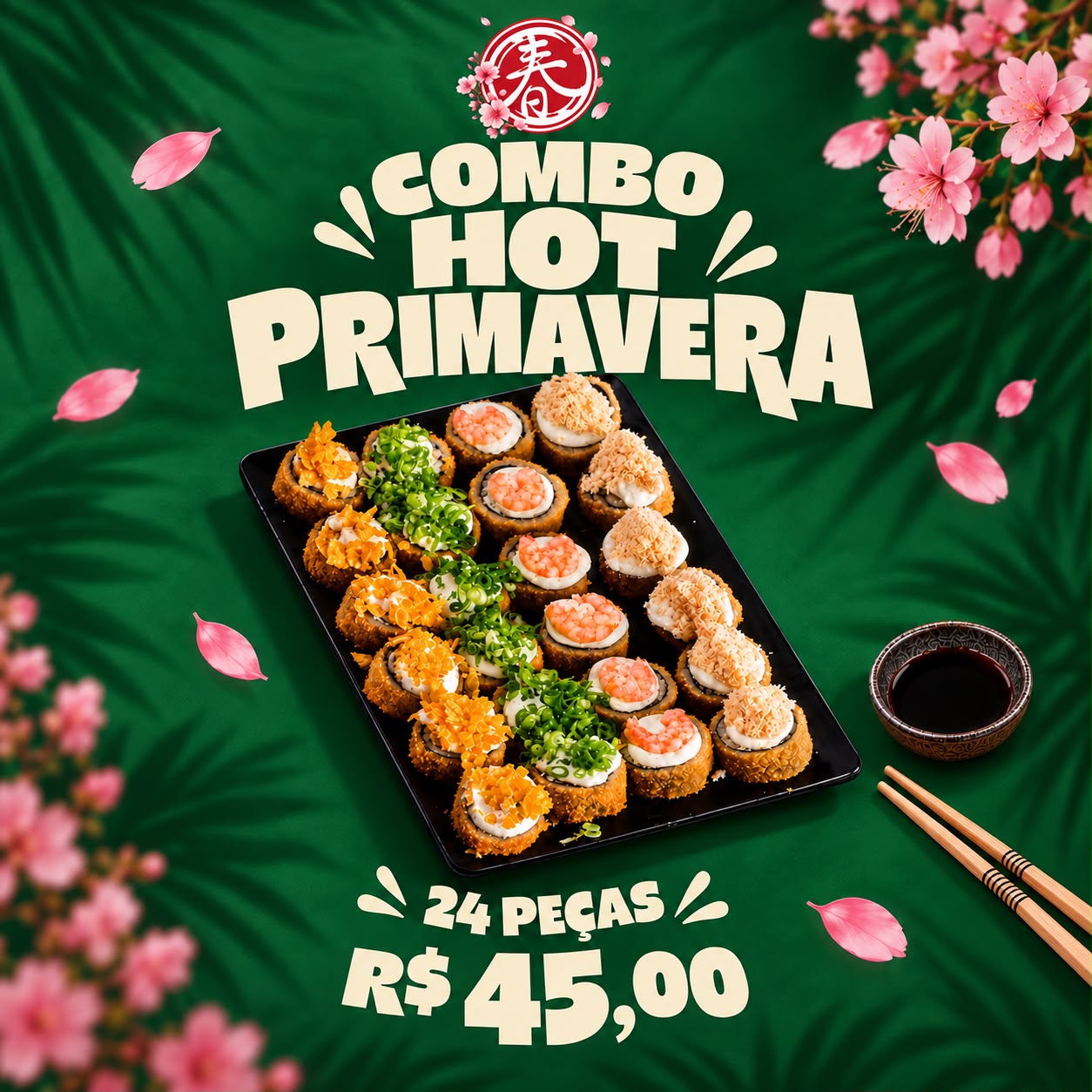 combo hot primavera 24 peças