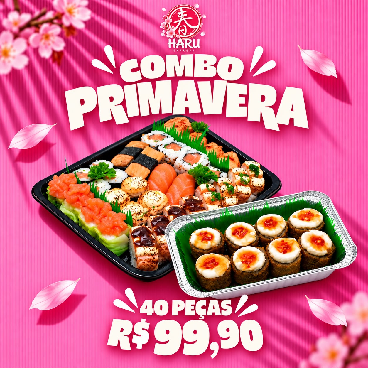 COMBO PRIMAVERA HARU 40 PEÇAS